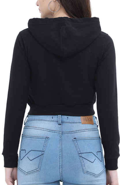 Faught Crop Hoodie